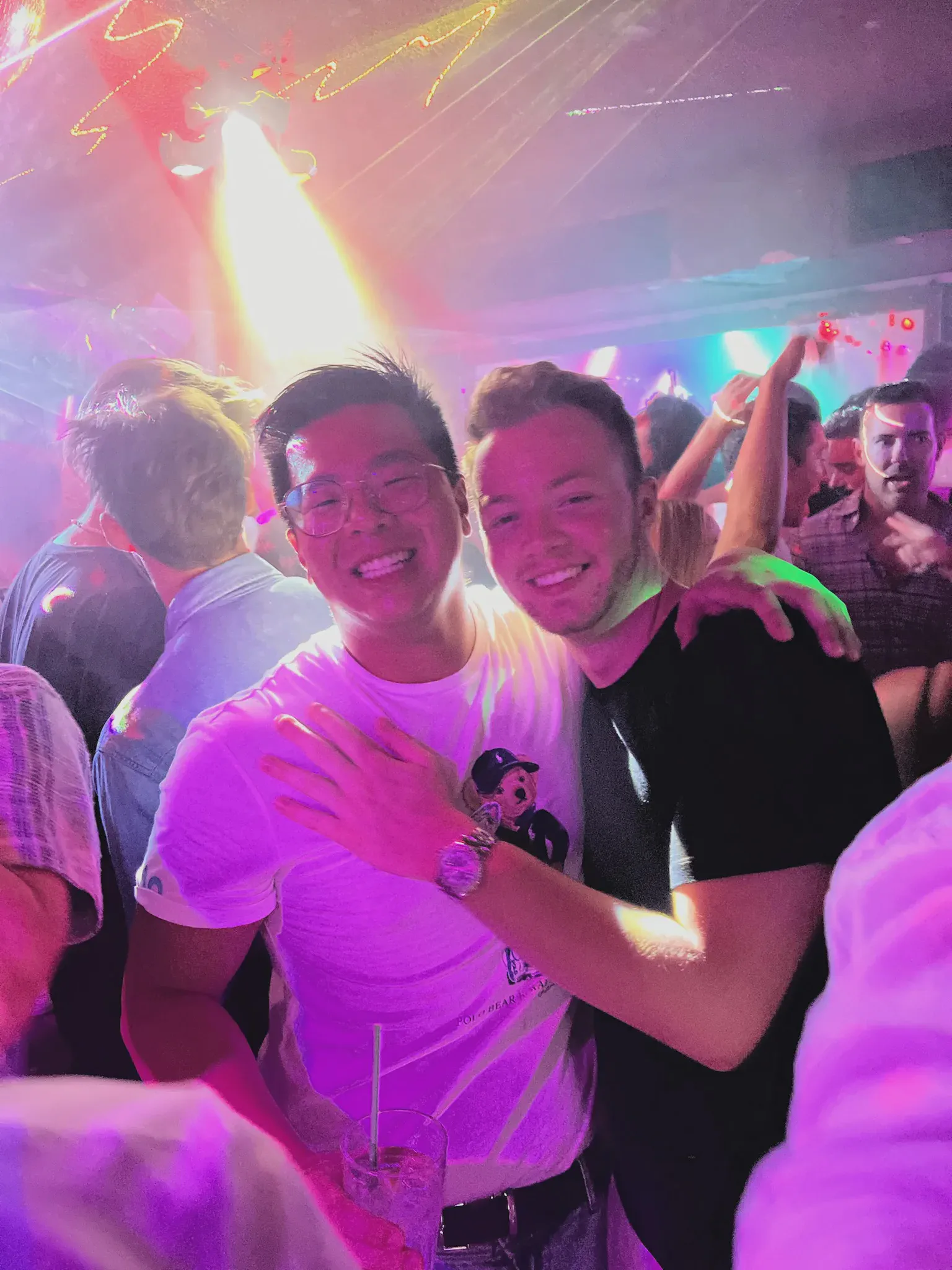 Sean and Brad at Palms, Sydney