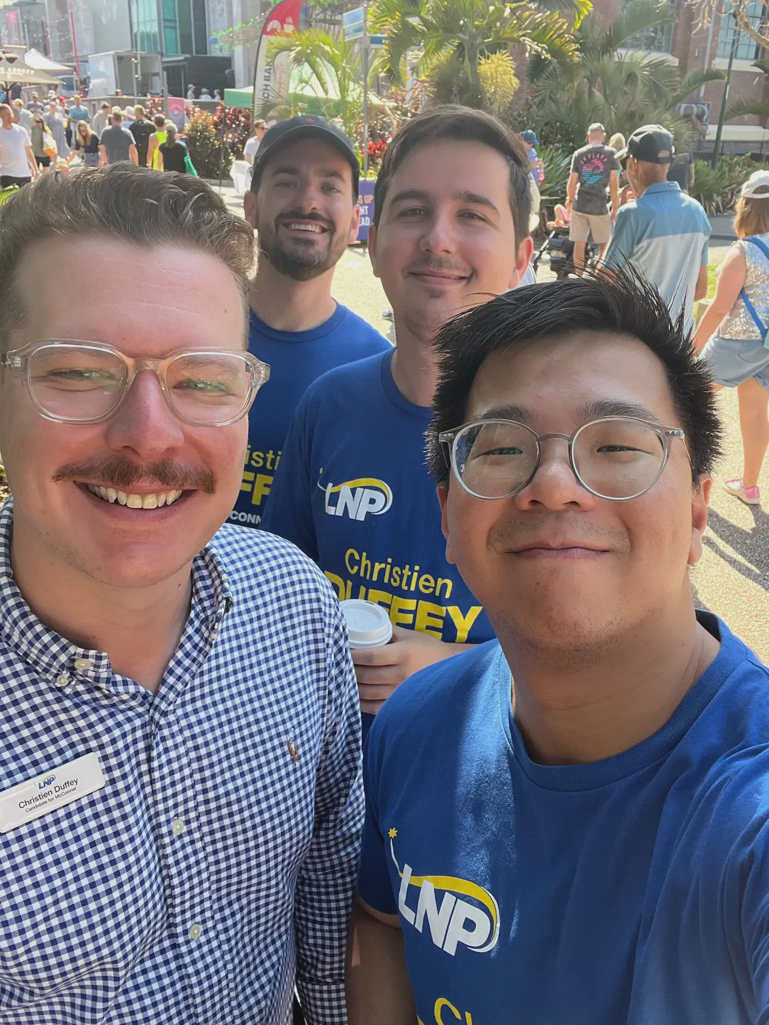 Group photo of us with Christien